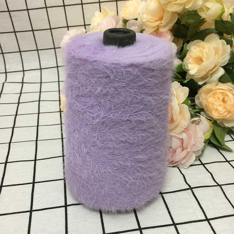 仿貂绒毛线 宝宝线双面绒貂绒线diy手编中粗围巾披肩外套线棒针线详情图3