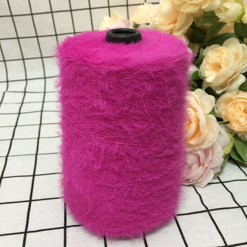 仿貂绒毛线 宝宝线双面绒貂绒线diy手编中粗围巾披肩外套线棒针线详情图4