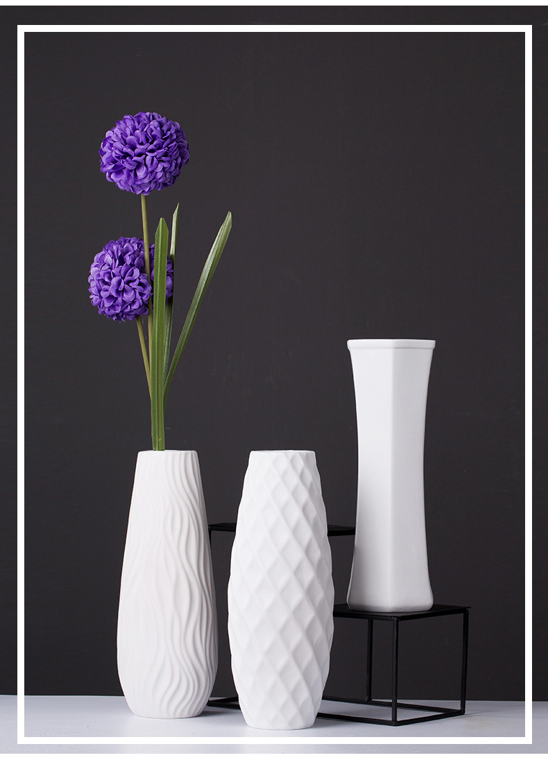 2025陶瓷小花花摆件装饰品高端家居陶瓷花瓶景观装饰品摆设品陶瓷花瓶详情13