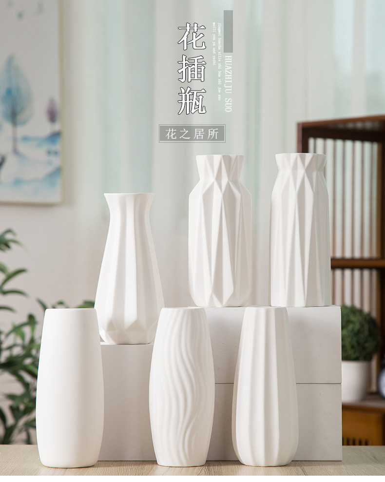 2025欧洲风格陶瓷摆件木质高花瓶花盆组合木制花瓶装饰品家居摆设陶瓷摆件详情1