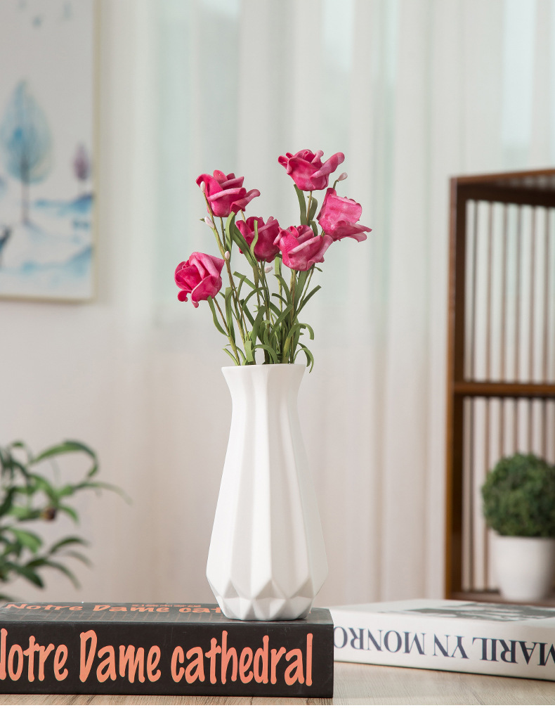 2025欧洲风格陶瓷摆件木质高花瓶花盆组合木制花瓶装饰品家居摆设陶瓷摆件详情9