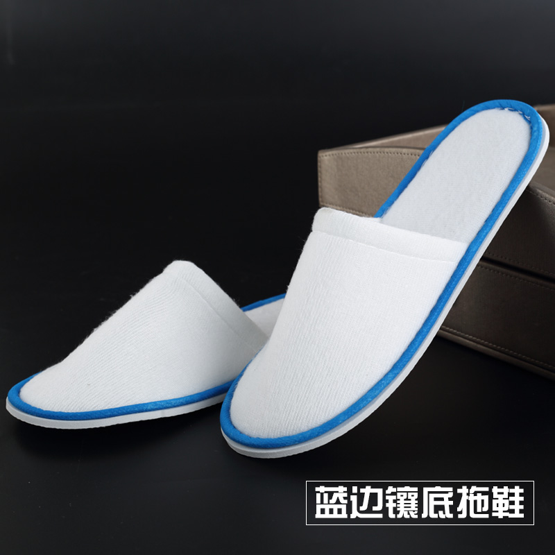 星级酒店宾馆一次性拖鞋专用待客拖鞋旅馆旅店美容院防滑加厚拖鞋详情图2