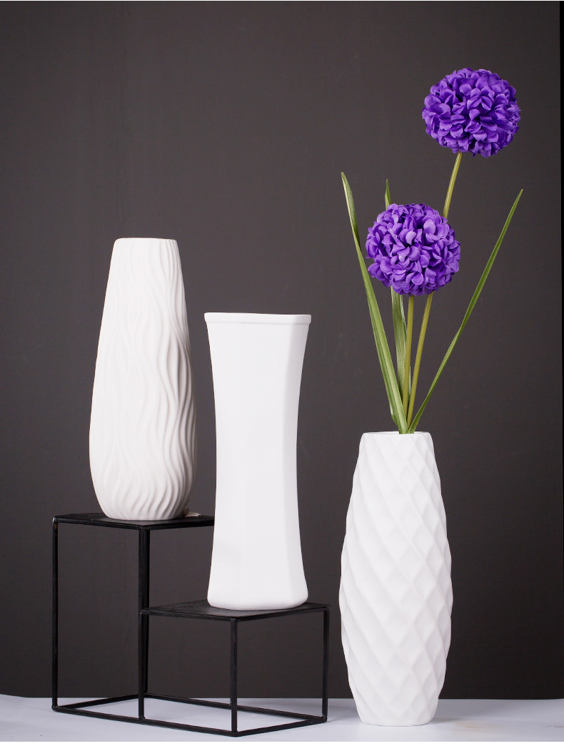 2025陶瓷小花花摆件装饰品高端家居陶瓷花瓶景观装饰品摆设品陶瓷花瓶详情5