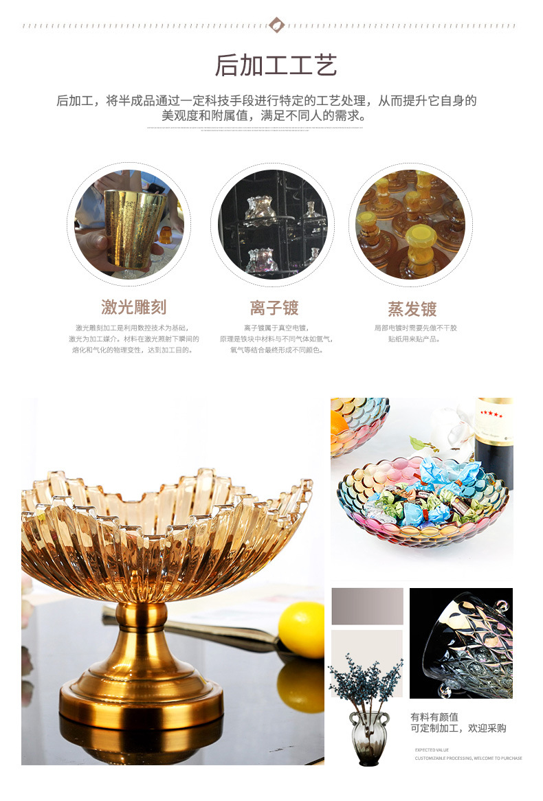 高级感玻璃透明欧式花瓶简约机压花瓶批发客厅摆件现货花瓶玻璃详情17