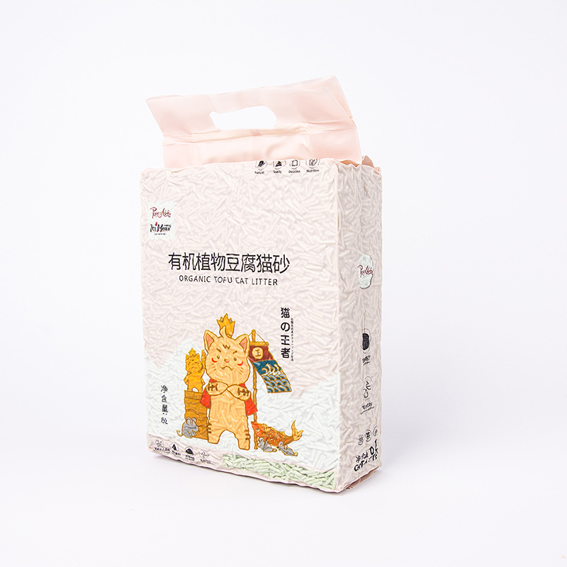 猫砂厂家直销批发猫砂豆腐除臭无尘原味植物6l豆腐猫砂一件代发详情11