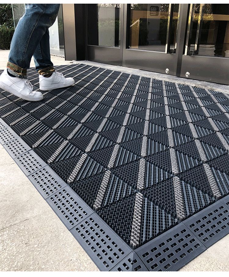 室外防滑地垫酒店门口进门脚垫户外商用除尘门垫入户门外防水地毯详情18
