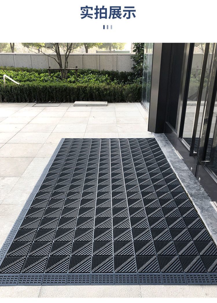 室外防滑地垫酒店门口进门脚垫户外商用除尘门垫入户门外防水地毯详情17