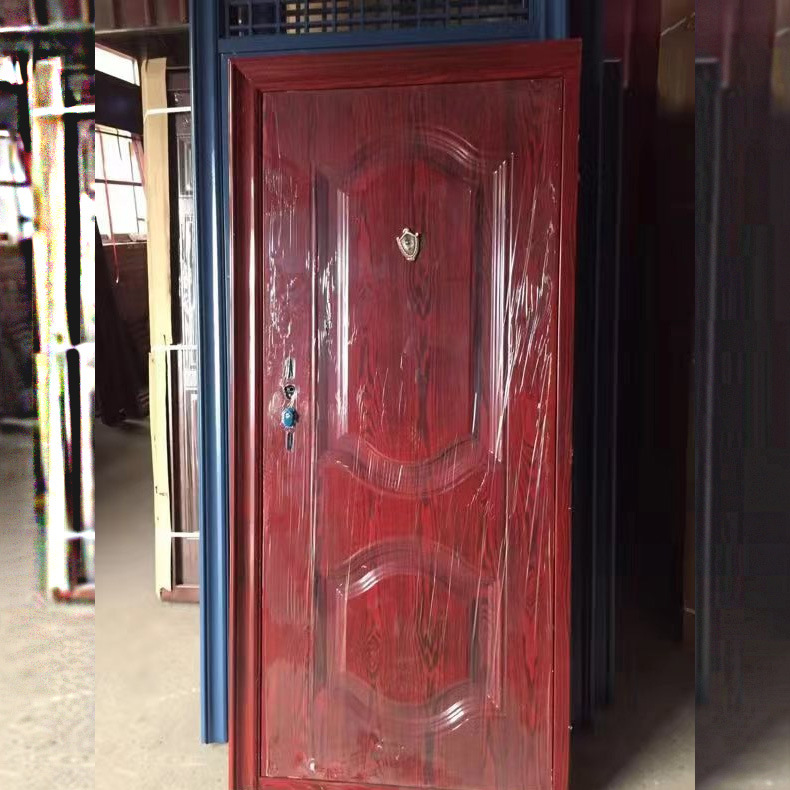 钢质防盗门入户门楼宇小区单元门出租房工程进户门通风防盗安全门详情11