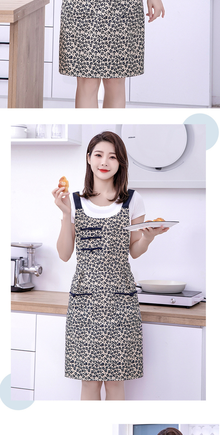 【持嘉】亲肤灯芯绒面料透气耐磨防污碎花搭配复古盘扣详情12