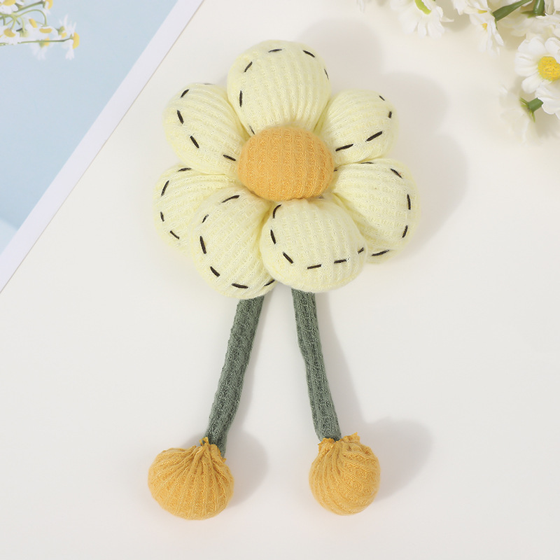 ins风大花朵窗帘绑带汽车遮阳帘收束带绑绳扎带捆绳花朵布艺详情6