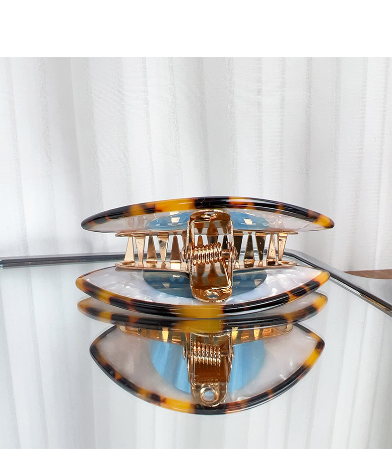 克苏鲁大眼个性醋酸抓夹拼接发夹小众趣味万圣节氛围感发饰女批发详情10