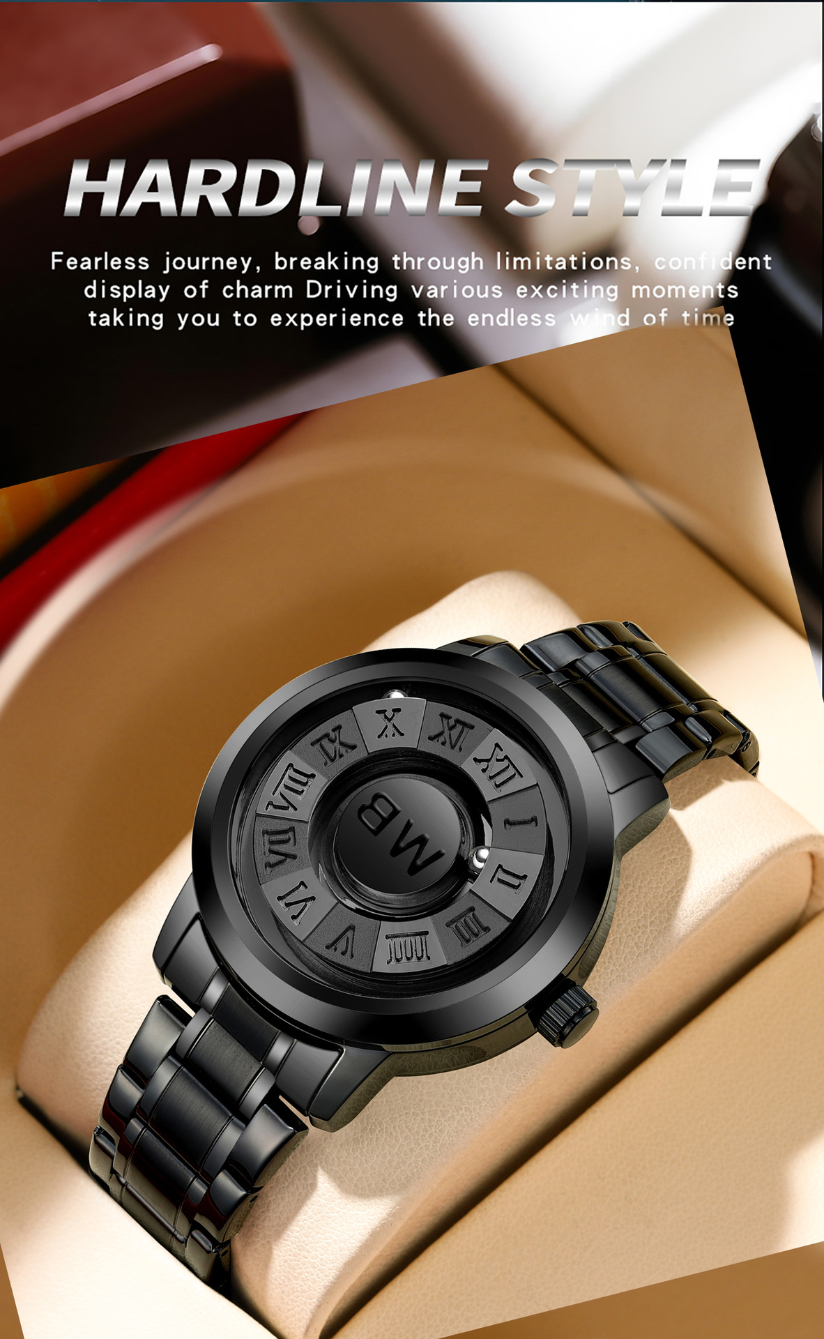 石英表男表炫酷个性男士概念手表男黑科技磁力悬浮博士通bestwin详情24