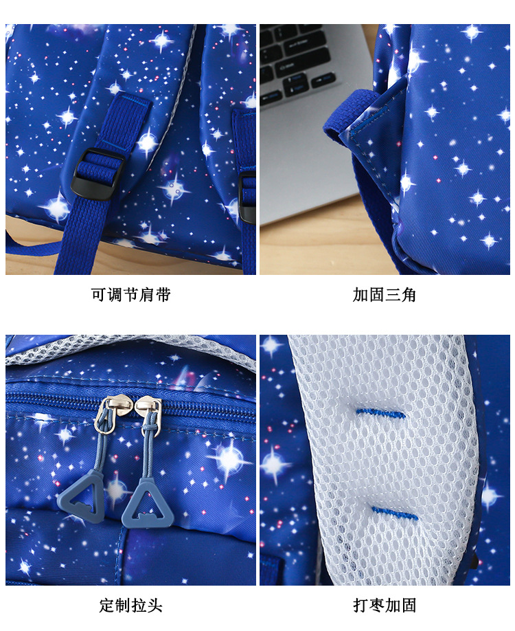 双肩背包新款休闲百搭轻便大容量学生书包高颜值清新甜美女尼龙包详情20