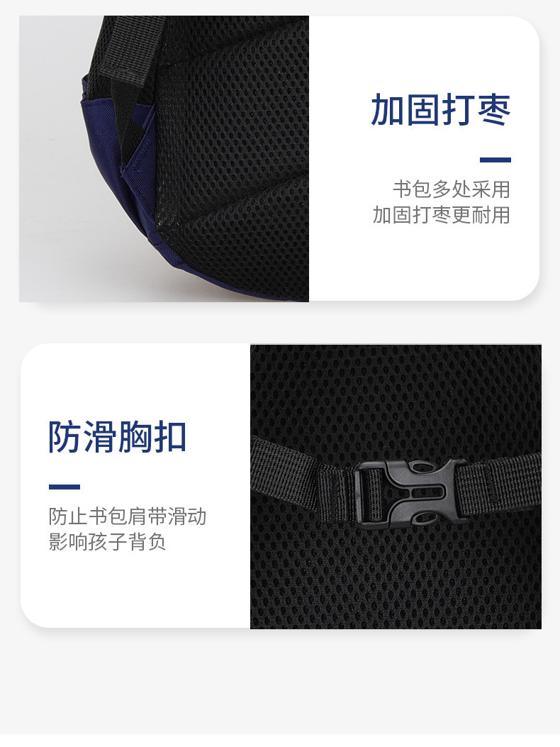 新款宇航员儿童书包轻便一二三到六年级小学生透气防泼水书包批发详情13