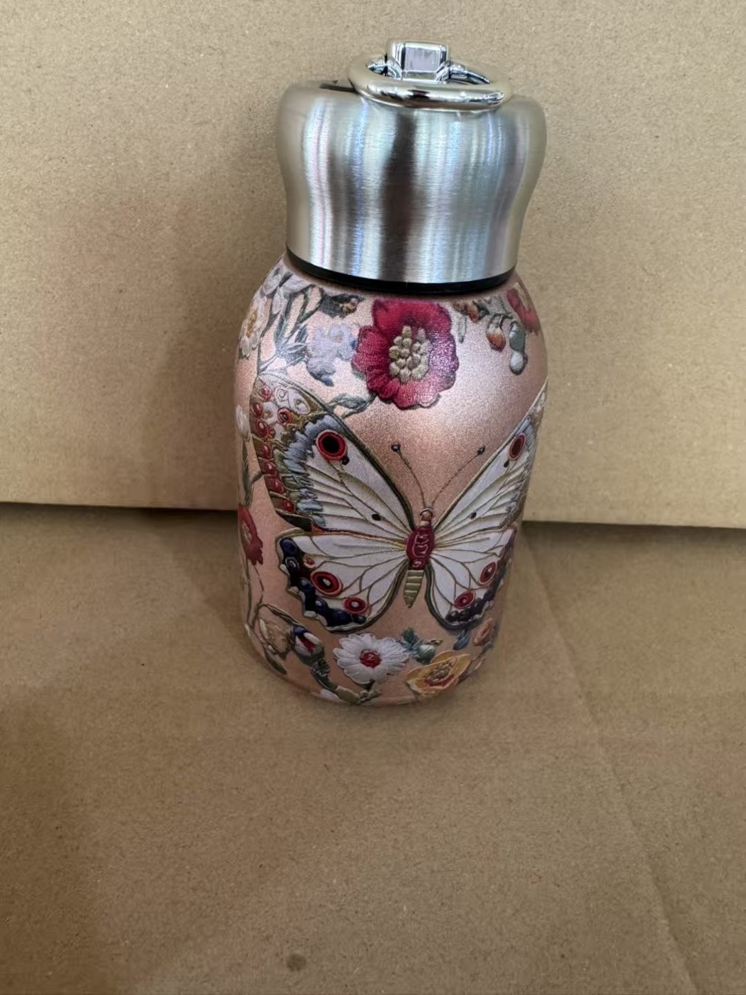 复古国潮孔雀小胖丁保温杯便携提手办公室 学生水杯迷你随行杯详情9