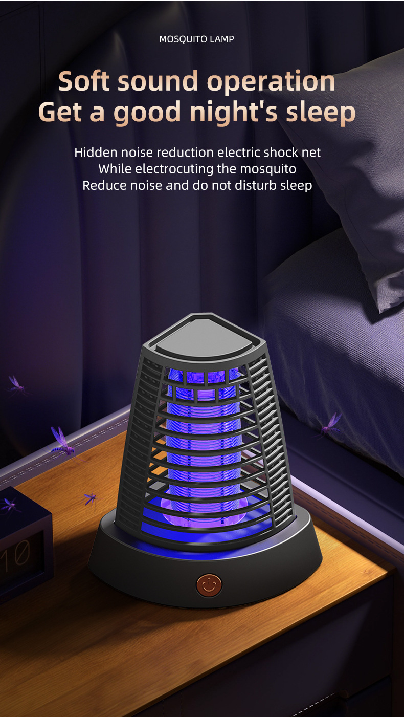 跨境爆款电击灭蚊器家用灭蚊器户外露营灯充电照明灭蚊灯详情13