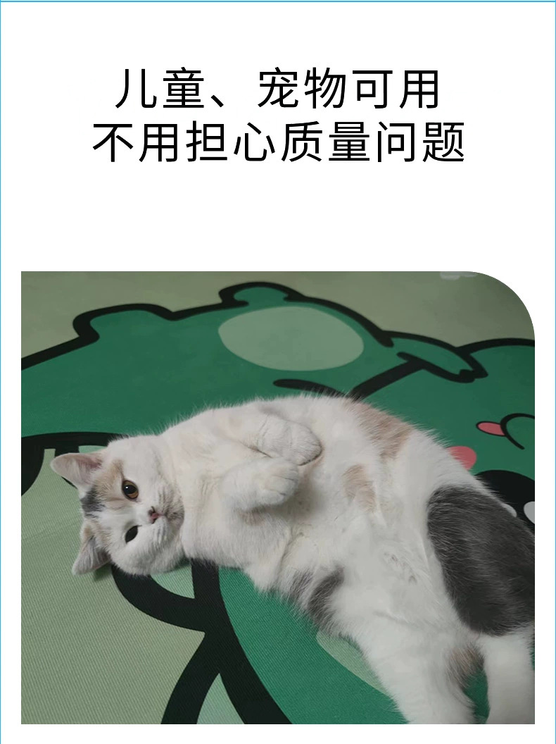 水晶绒简约地毯客厅地毯沙发茶几毯子卧室房间地毯吸水地垫carpet详情6