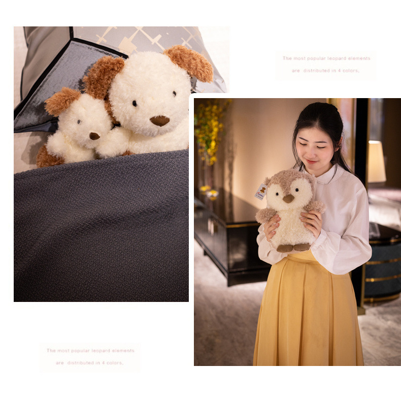 little小动物公仔玩偶卷毛小号可爱毛绒玩具抓机娃娃儿童婚庆礼物详情9