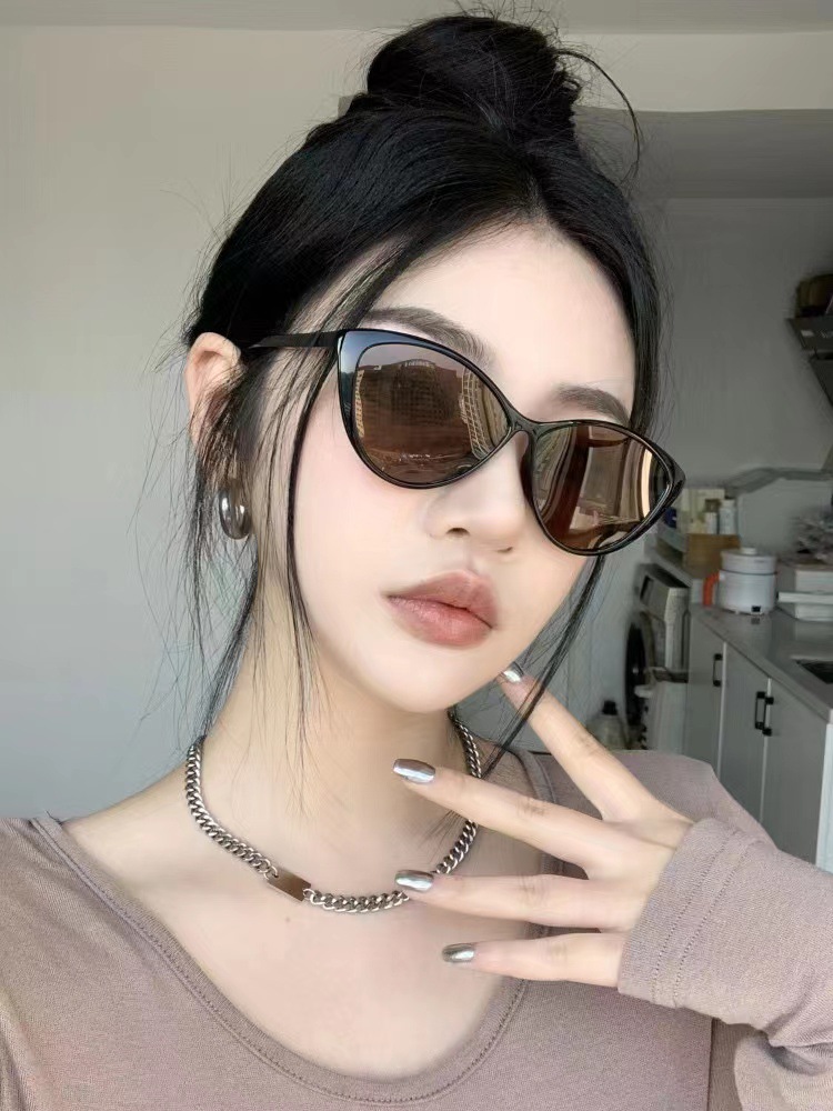 复古猫眼近视眼镜女多边形镜框韩系素颜镜眼镜框男防蓝光眼镜框架详情5