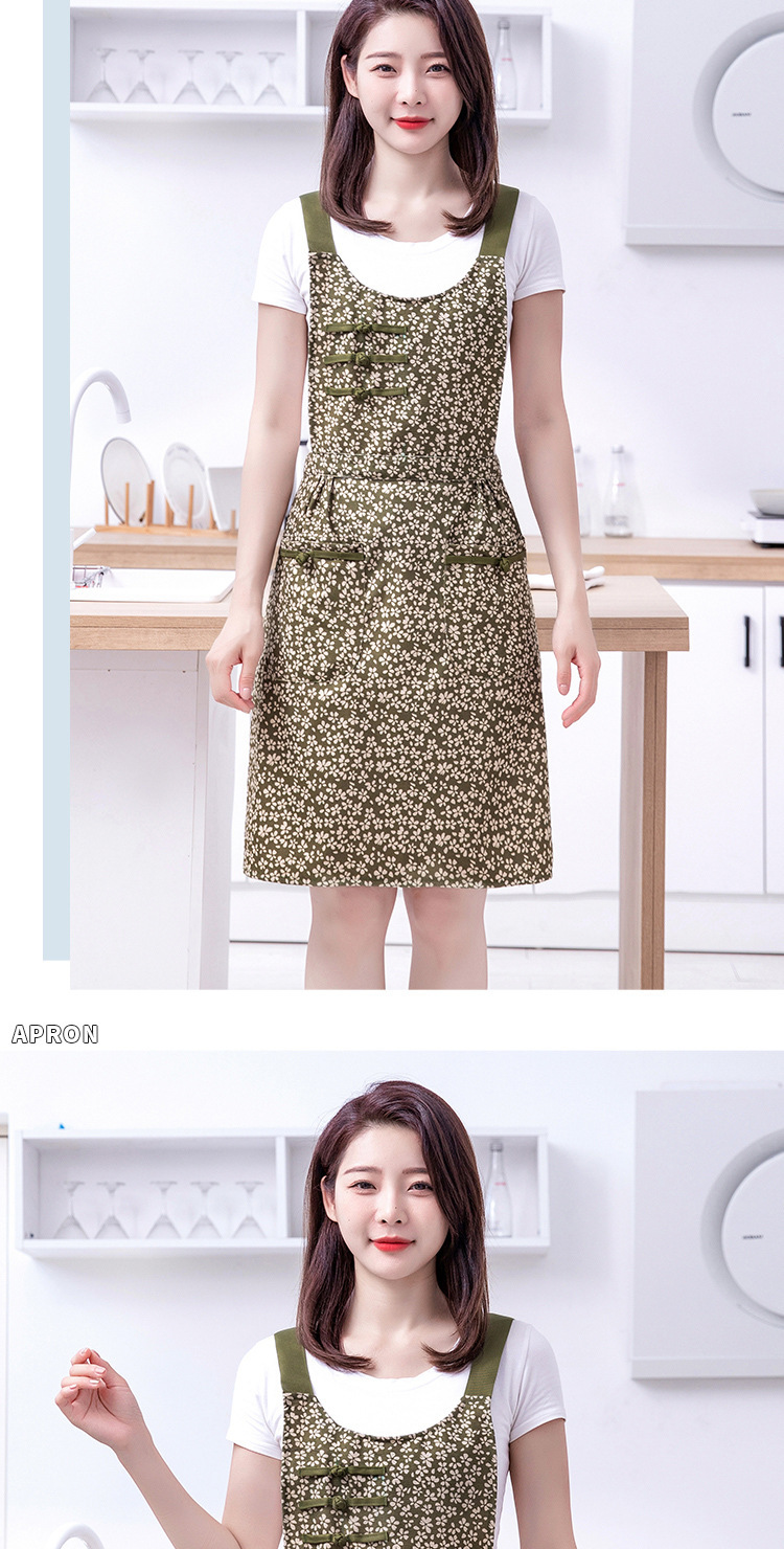 【持嘉】亲肤灯芯绒面料透气耐磨防污碎花搭配复古盘扣详情15