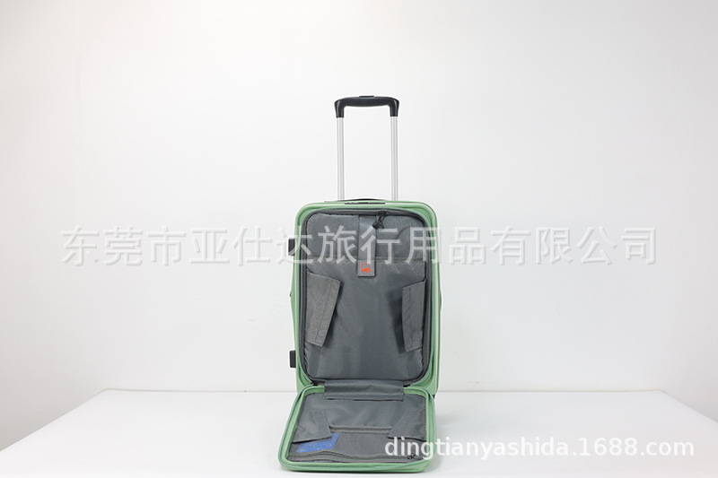 前开盖新款行李箱外贸三件套logo商标旅行箱登机密码学生拉杆箱包详情7