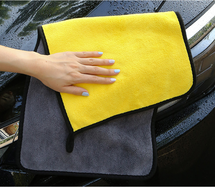 洗车毛巾珊瑚绒加厚强力吸水擦车巾车辆清洁专用抹布柔软不伤车详情11