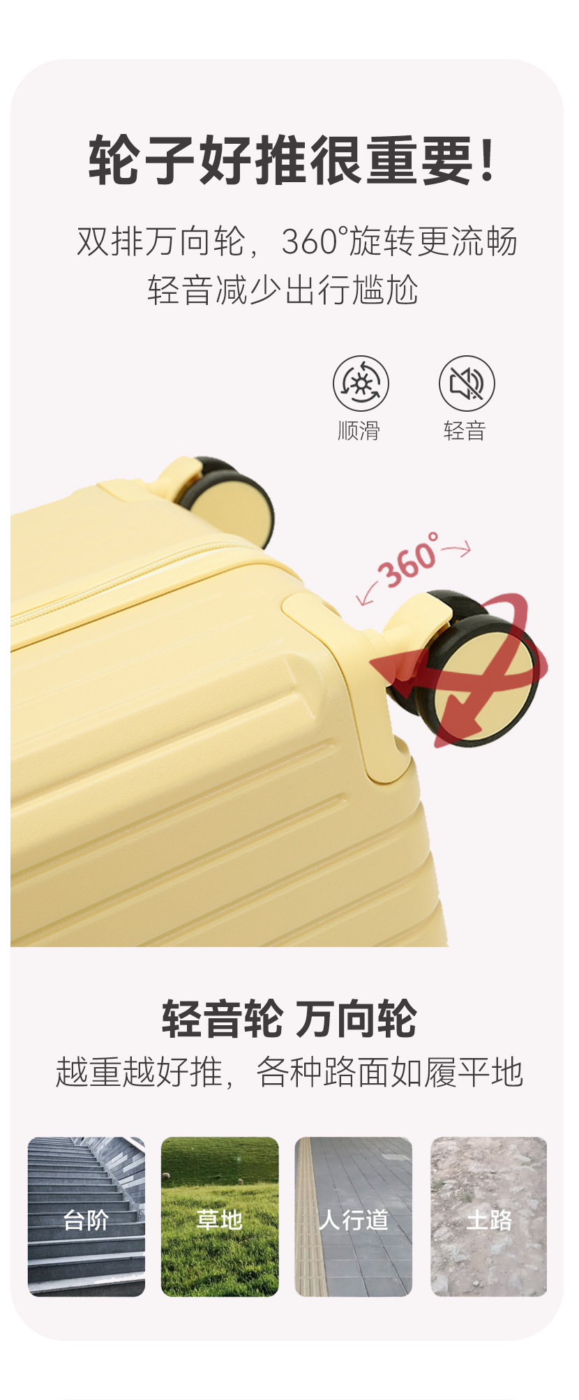 多功能行李箱女拉杆箱37分大容量28寸密码箱学生加厚旅行箱男详情3