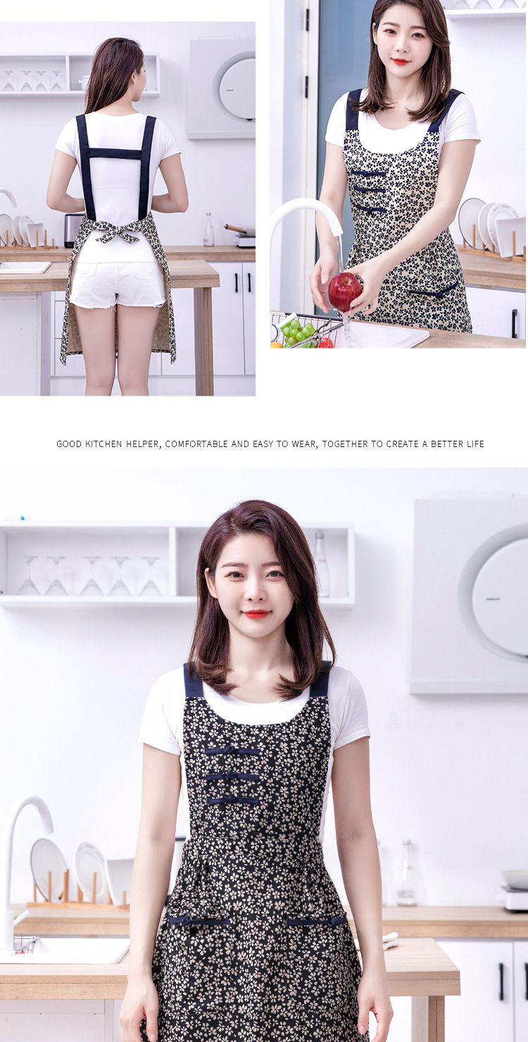 【持嘉】亲肤灯芯绒面料透气耐磨防污碎花搭配复古盘扣详情13