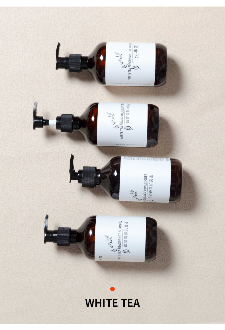 星级酒店洗发水沐浴露护发素洗护用品宾馆民宿大瓶套装厂家批发详情5