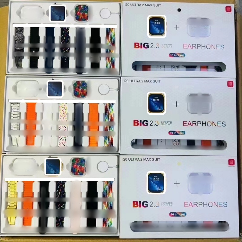 跨境爆款i20 ultra max suit华强北智能手表10合1灵动岛蓝牙通话详情6