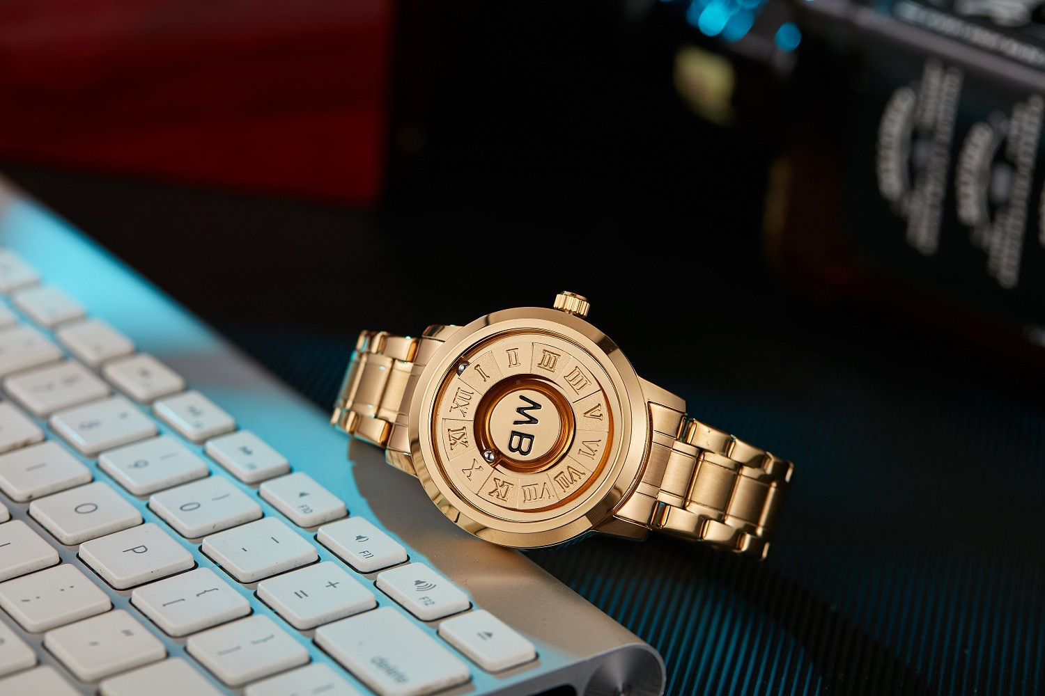 石英表男表炫酷个性男士概念手表男黑科技磁力悬浮博士通bestwin详情36