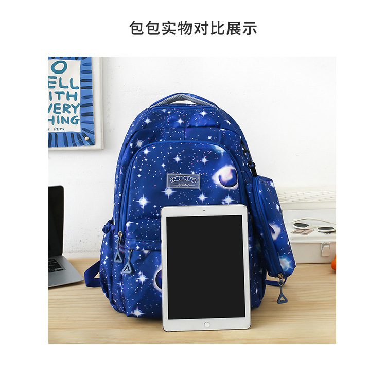 双肩背包新款休闲百搭轻便大容量学生书包高颜值清新甜美女尼龙包详情5