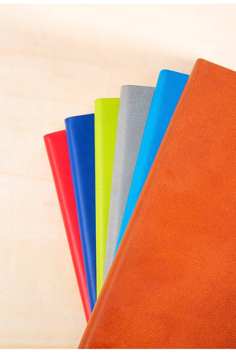 软皮笔记本定制印logo免费刻字日记本商务办公会议记录本定做本子详情8