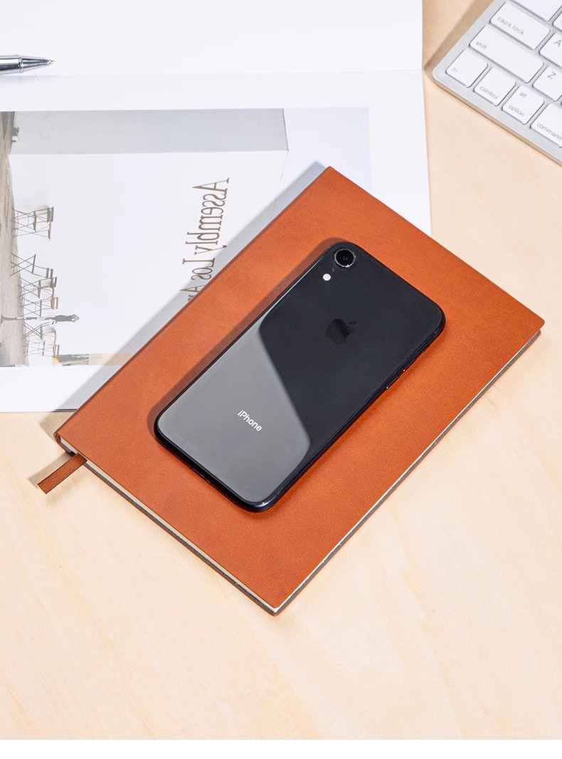 软皮笔记本定制印logo免费刻字日记本商务办公会议记录本定做本子详情17