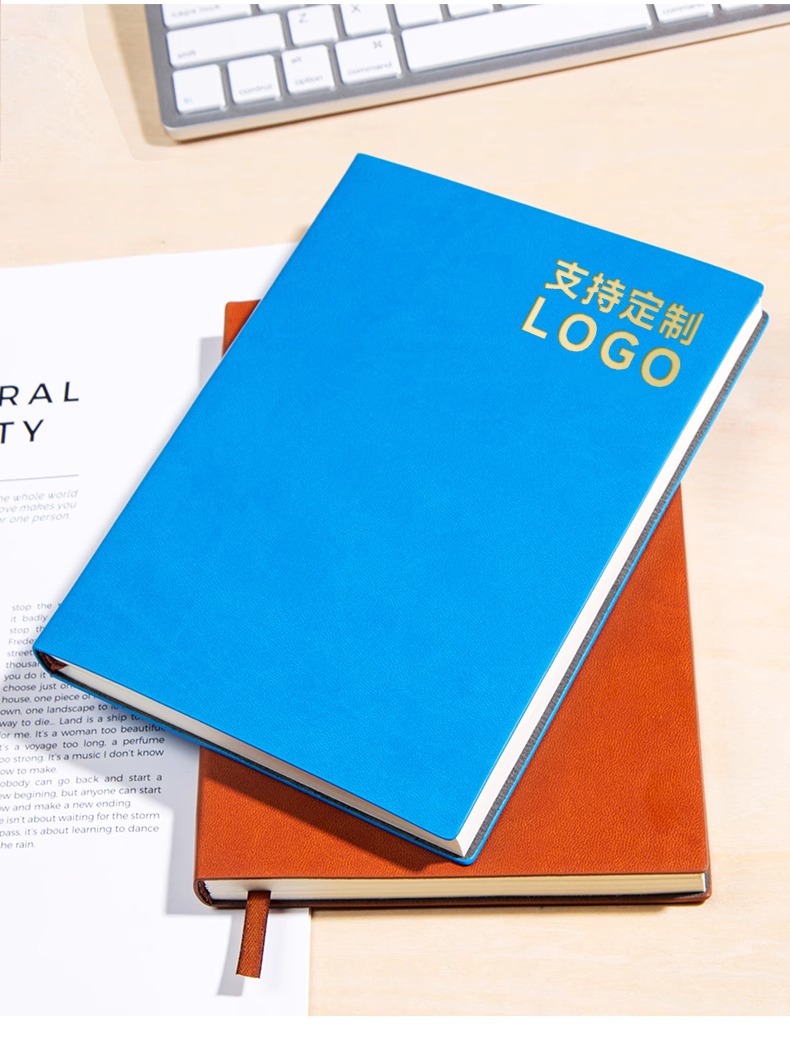软皮笔记本定制印logo免费刻字日记本商务办公会议记录本定做本子详情9