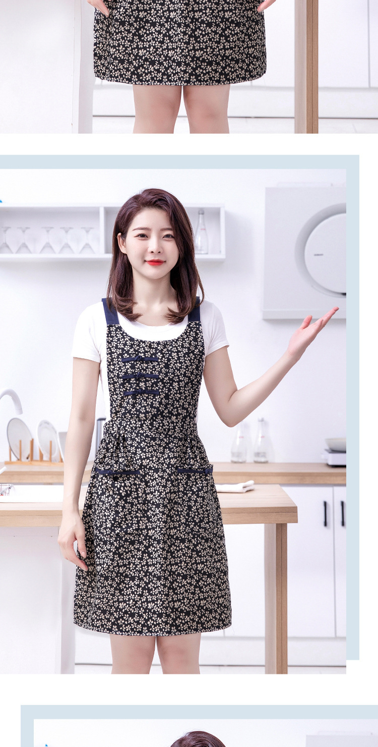 【持嘉】亲肤灯芯绒面料透气耐磨防污碎花搭配复古盘扣详情14