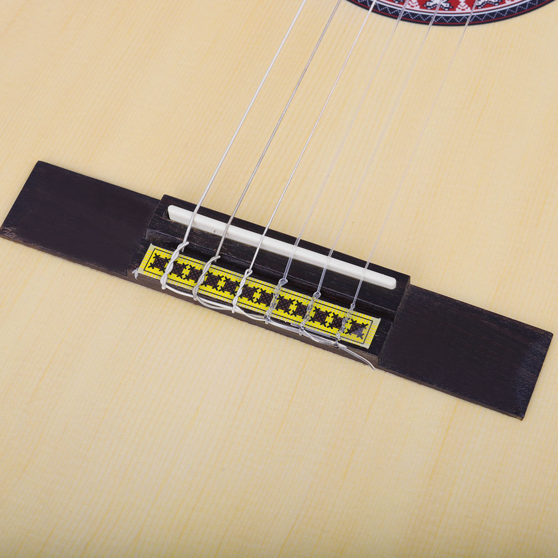 批发irins300圆角古典吉他原木色云杉面板吉他初学者木吉他木jita详情16