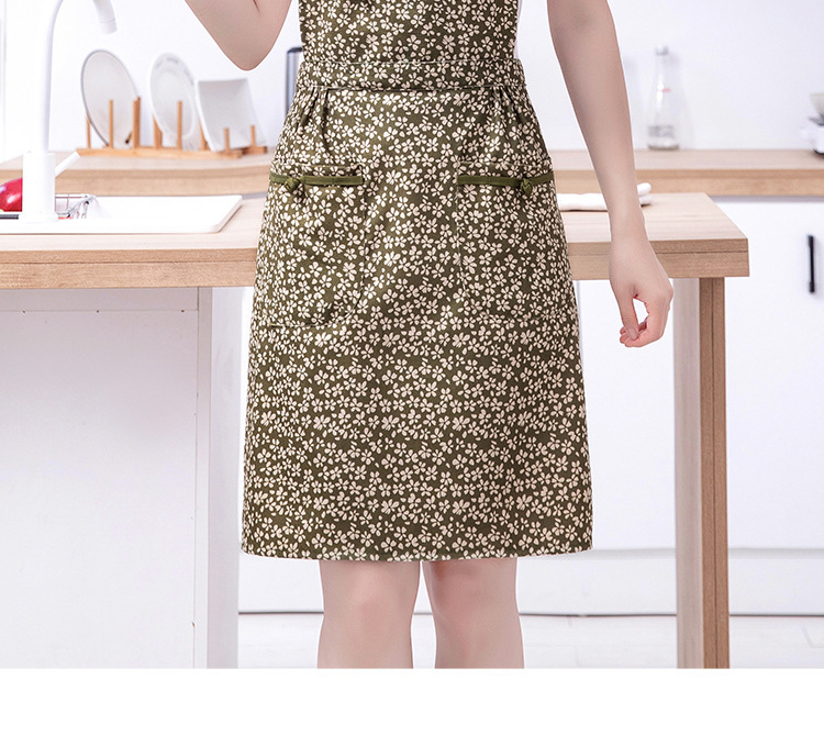 【持嘉】亲肤灯芯绒面料透气耐磨防污碎花搭配复古盘扣详情16