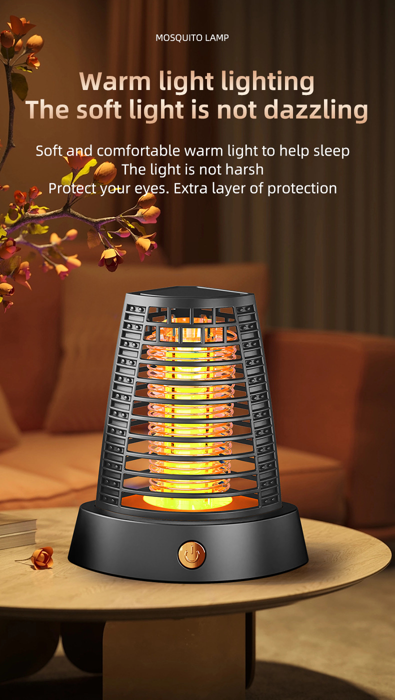 跨境爆款电击灭蚊器家用灭蚊器户外露营灯充电照明灭蚊灯详情12