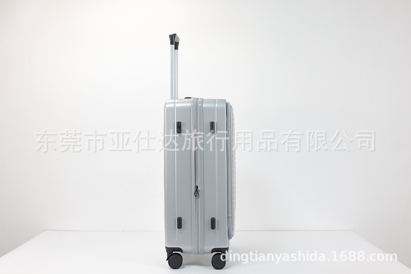 前开盖新款行李箱外贸三件套logo商标旅行箱登机密码学生拉杆箱包详情36