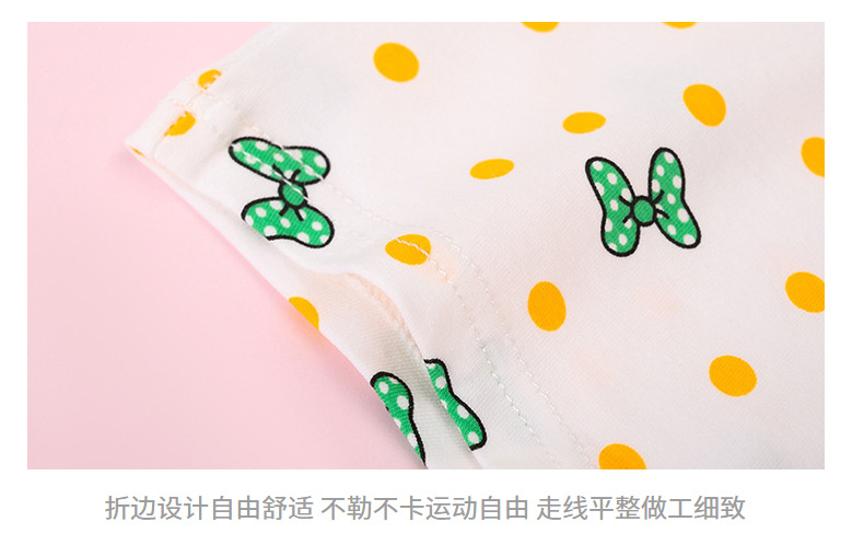 卡通儿童内裤棉平角大白图案四角女孩内裤纯棉a类学生平角内裤女详情11