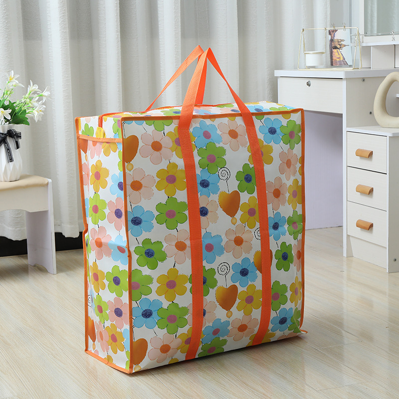 超大容量无纺布袋 旅行便携棉衣物打包行李袋 购物整理袋 服装收纳袋 环保耐用详情图4