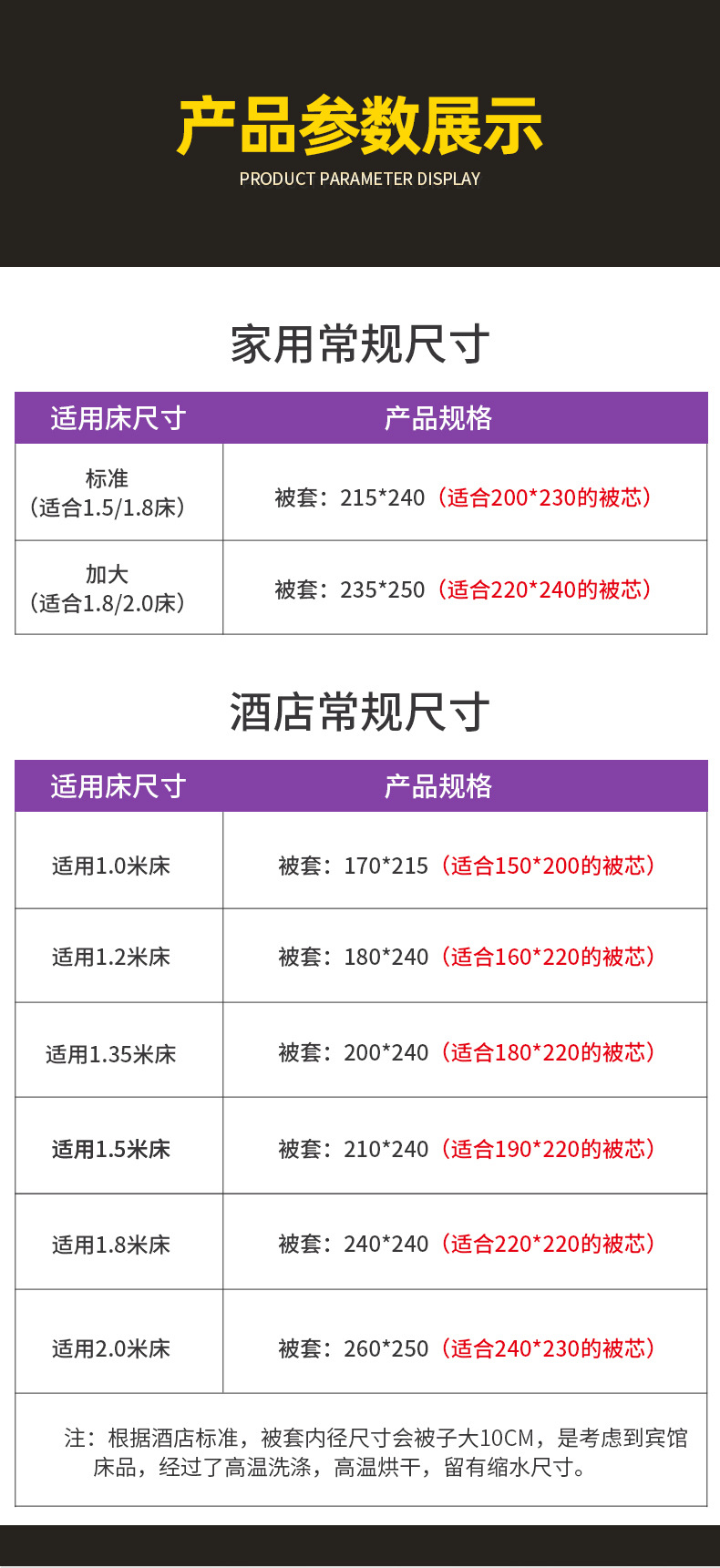 亚朵全季同款60支纯棉白色贡缎酒店布草单被套民宿宾馆床上用品详情8