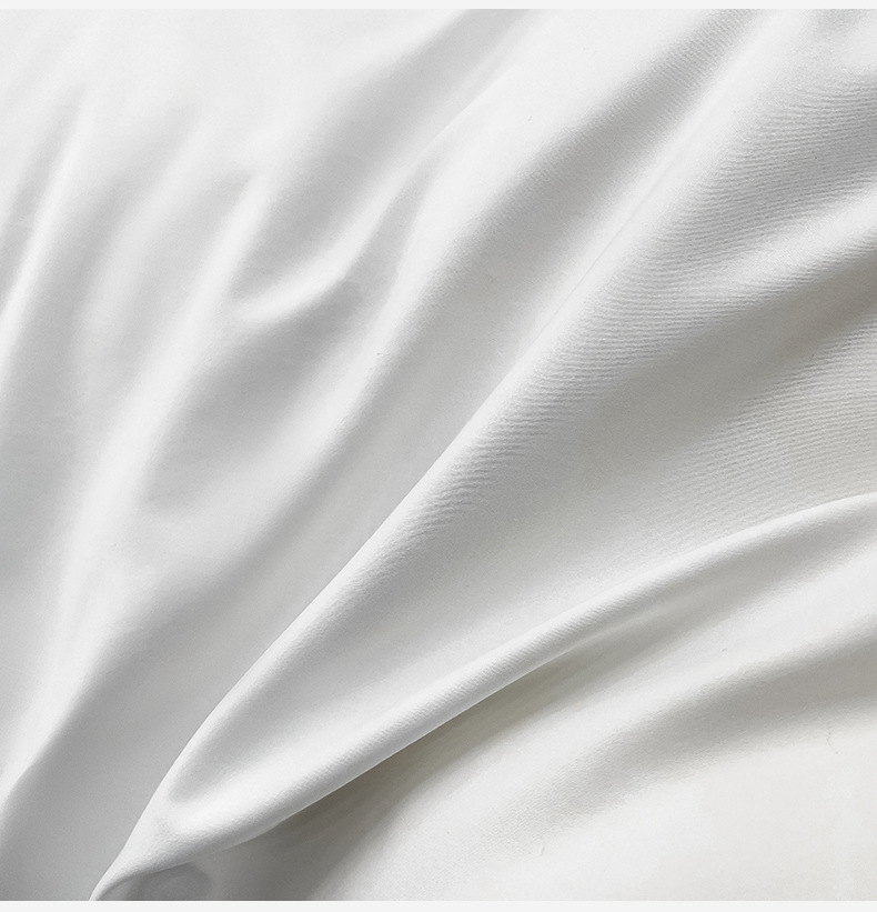 亚朵全季同款60支纯棉白色贡缎酒店布草单被套民宿宾馆床上用品详情12