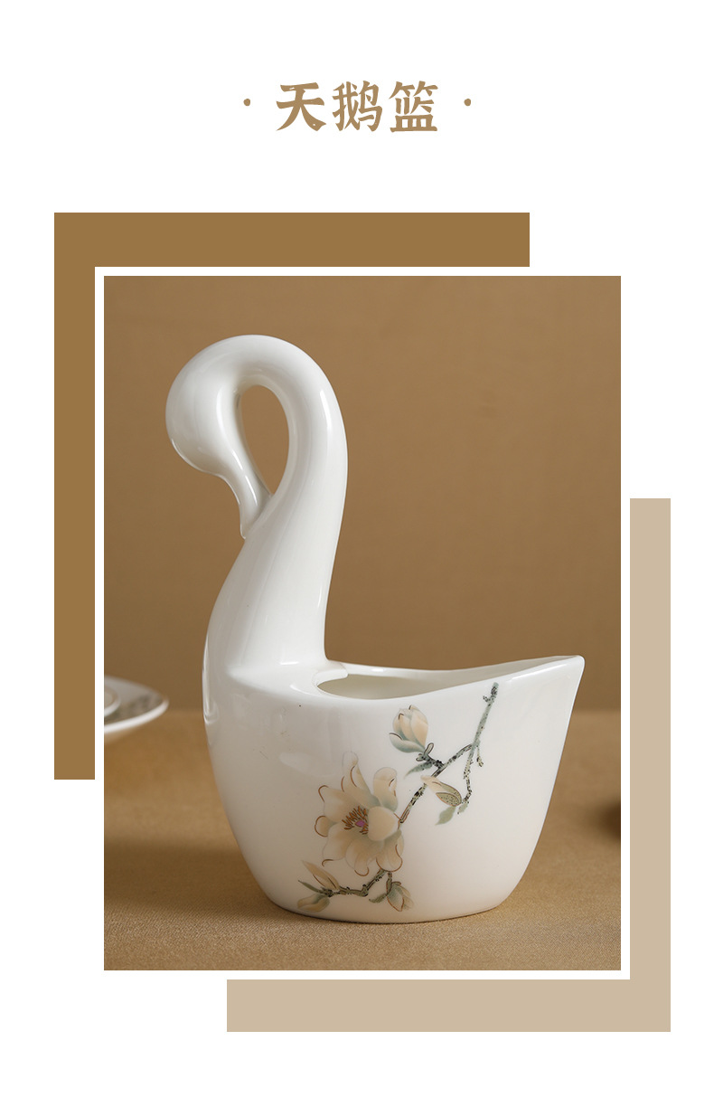 餐具套装家用送礼碗碟中式骨瓷轻奢高档碗筷批发活动礼品乔迁送礼详情11