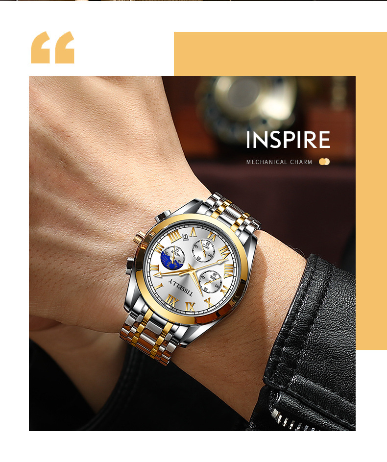 2024爆款男士手表防水夜光石英表时尚商务潮流手表男批发详情4