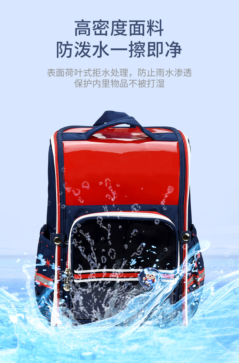 新款小学生书包男女儿童双肩背包悬浮减负小学生1-6年级详情6