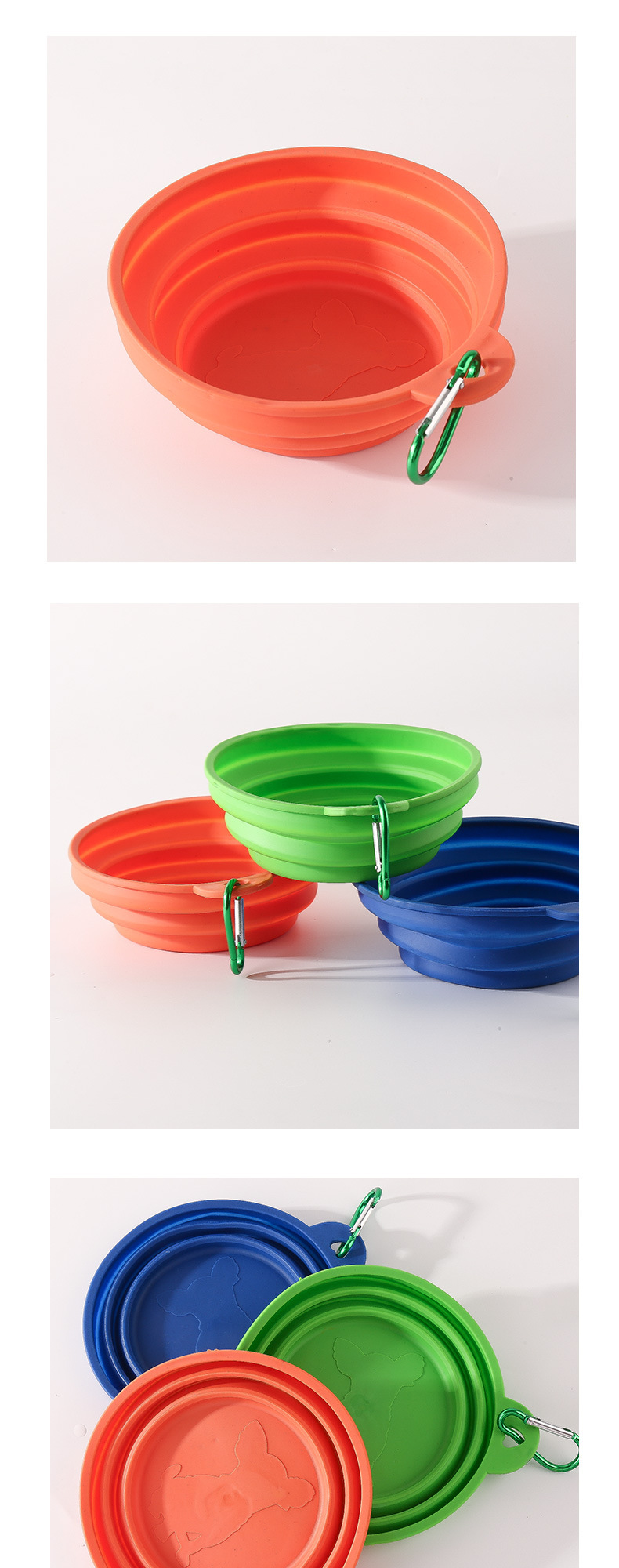 便携式宠物折叠碗外出碗狗水碗狗盆饮水器户外喝水伸缩食盆350ml详情9