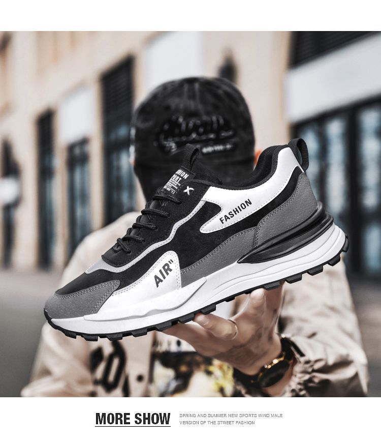 男鞋运动鞋2024新款春季休闲鞋夏季工作上班皮面防水防滑劳保潮鞋详情19