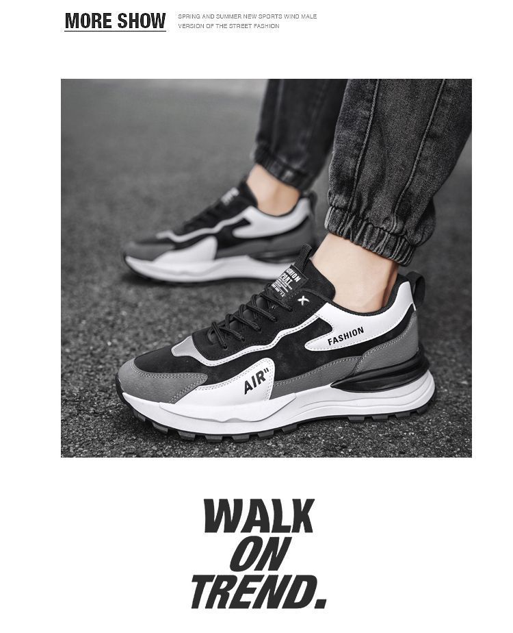 男鞋运动鞋2024新款春季休闲鞋夏季工作上班皮面防水防滑劳保潮鞋详情18